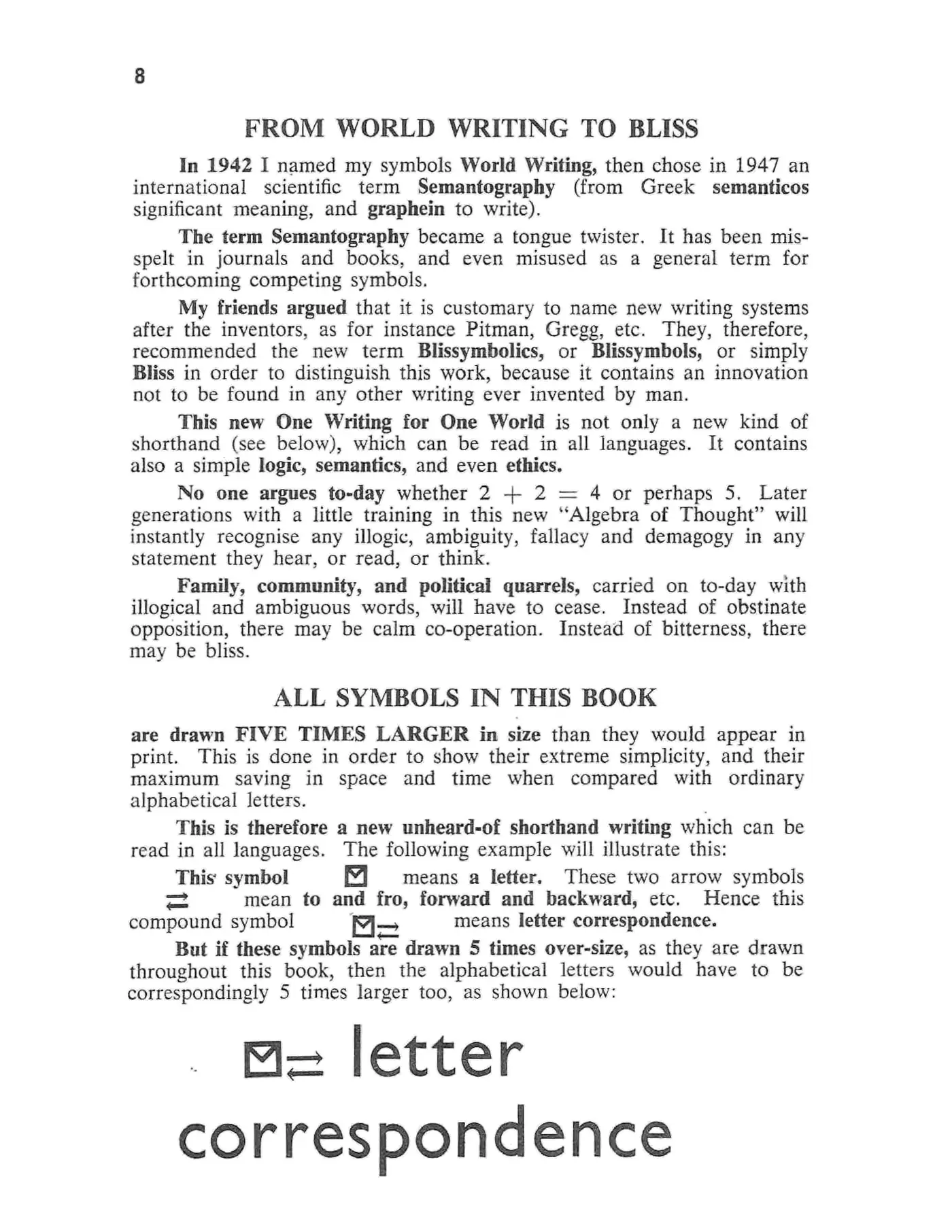 Scanned p. 8 of Semantography