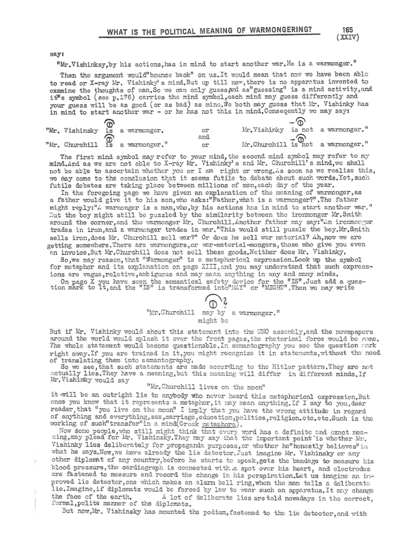 Scanned p. 165 of Semantography