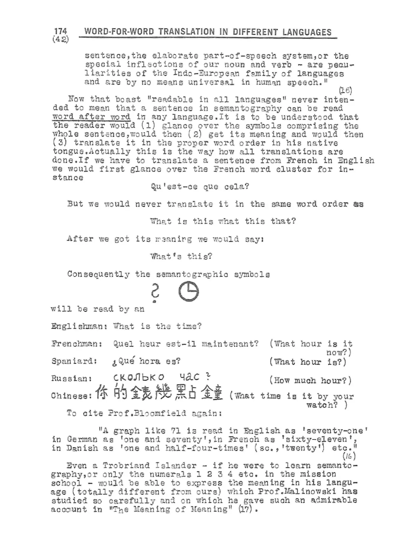 Scanned p. 174 of Semantography