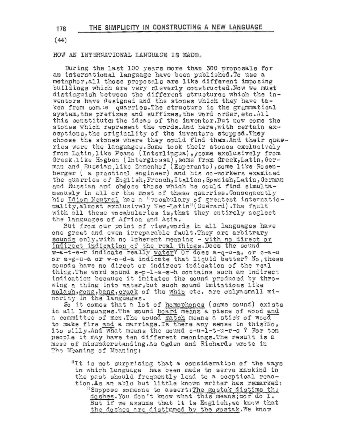 Scanned p. 176 of Semantography