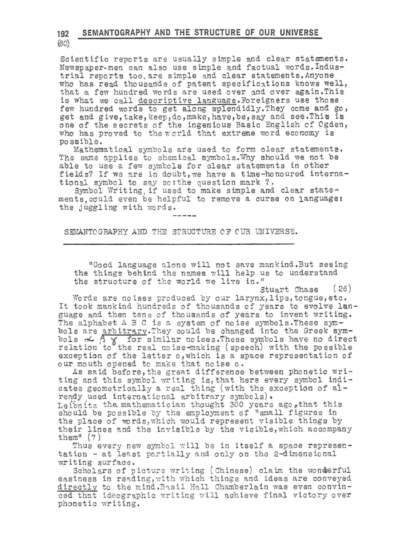 Scanned p. 192 of Semantography