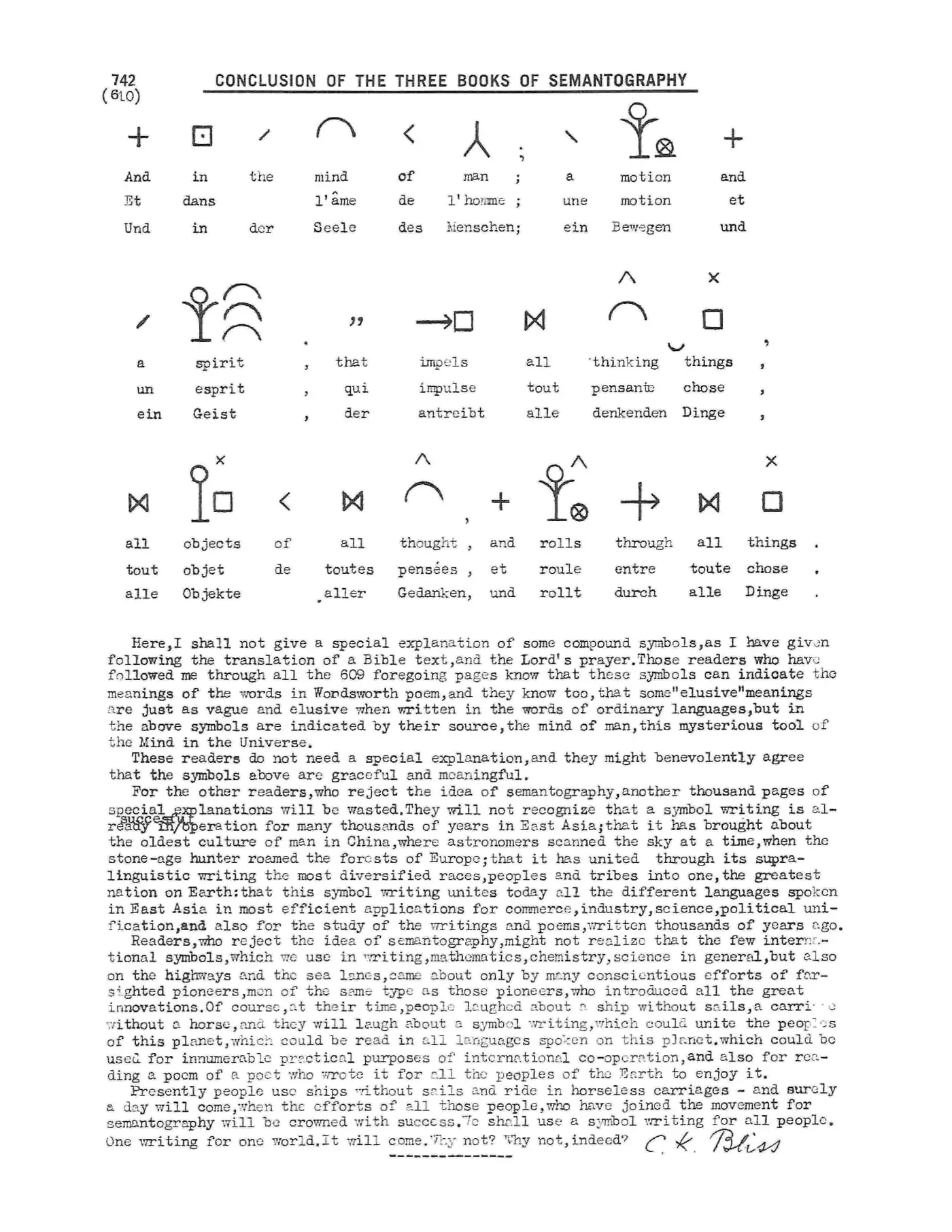 Scanned p. 742 of Semantography